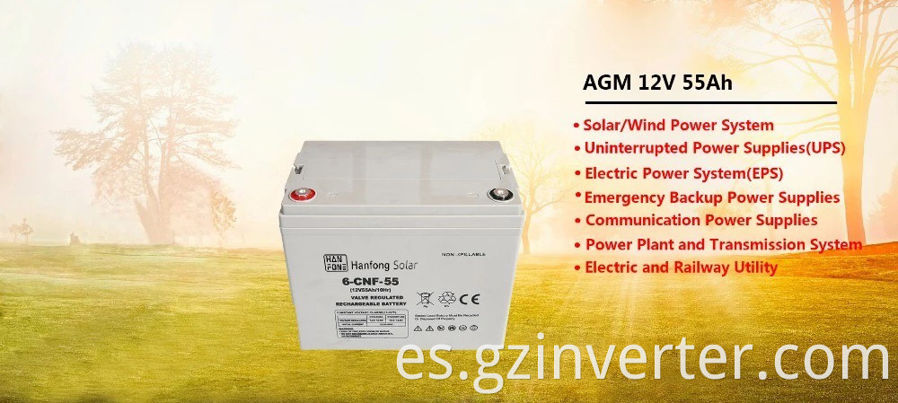 solar battery 55Ah
